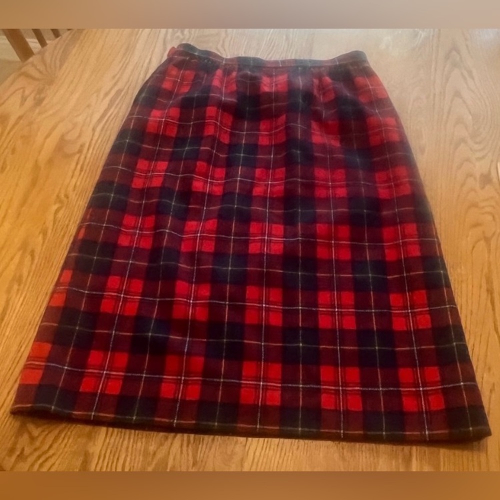 Pendleton vintage a line wool skirt.
